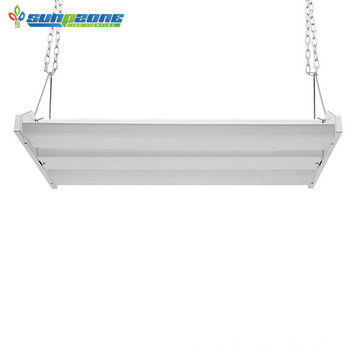 USA warehouse stock Suspension 2*4 DLC Premium Warehouse 320w Sensor LED Linear High Bay Light